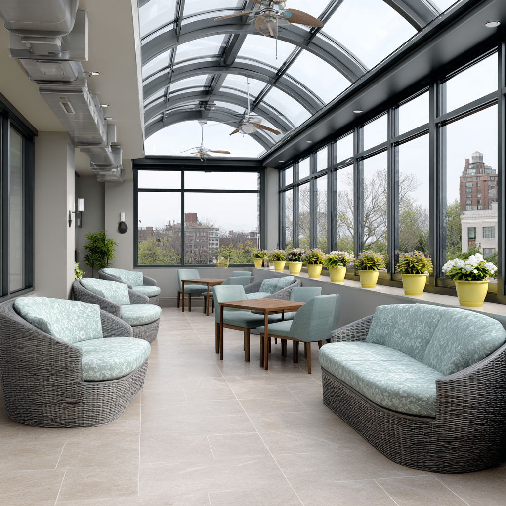 Dining area at BHS Rehab San Francisco